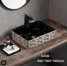Load image into Gallery viewer, Counter Top Ceramic Basin 345B