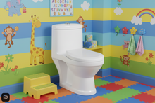 Load image into Gallery viewer, Children sanitary ware small size washdown one piece kid toilet - 8061 P Pan