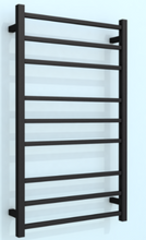 Load image into Gallery viewer, Heated Towel Rail Square 4/7/9 Bar - Black