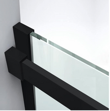 Load image into Gallery viewer, Shower Glass - Rock Series 2 Sides Frameless Glass RCM Black Frame