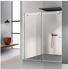 Load image into Gallery viewer, Shower Glass - Rock Series Sliding Door RCM - Chrome Frame
