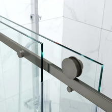 Load image into Gallery viewer, Shower Glass - Rock Series 2 Sides Frameless Glass RCM Gunmetal Grey Frame