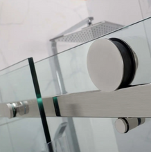 Load image into Gallery viewer, Shower Glass - Rock Series 2 Sides Frameless Glass RCM Brushed Nickel Frame