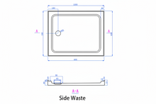 Load image into Gallery viewer, Shower Tray - Rectangle Series Center Hole Option
