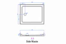 Load image into Gallery viewer, Shower Tray - Rectangle Series Center Hole Option