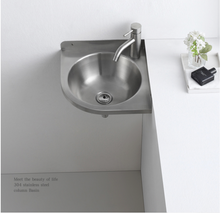 Load image into Gallery viewer, Stainless Steel sink RV motorhomes caravan kitchen Built-in MINI Bathroom
