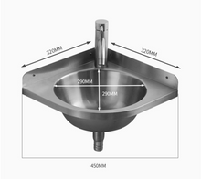 Load image into Gallery viewer, Stainless Steel sink RV motorhomes caravan kitchen Built-in MINI Bathroom