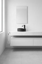 Load image into Gallery viewer, Counter Top Ceramic Basin 025 Black/ White