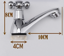 Load image into Gallery viewer, Pair Traditional Double Basin Taps for Kitchen Basin Sink