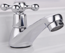 Load image into Gallery viewer, Pair Traditional Double Basin Taps for Kitchen Basin Sink