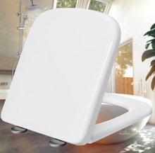 Load image into Gallery viewer, Square Euro soft close wrapper toilet seat cover - S3980