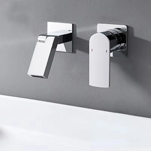 Load image into Gallery viewer, Wall Mounted Bathtub Bathroom Faucet Single Handle Mixer Tap