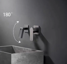 Load image into Gallery viewer, Wall Mounted Bathtub Bathroom Faucet Single Handle Mixer Tap