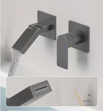 Load image into Gallery viewer, Wall Mounted Bathtub Bathroom Faucet Single Handle Mixer Tap
