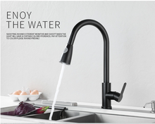 Load image into Gallery viewer, Kitchen Sink Mixer - Round Series M82 - Matt Black