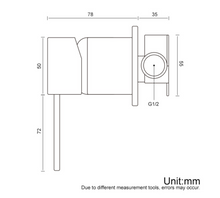 Load image into Gallery viewer, Shower mixer - Round series 129CPM