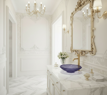 Load image into Gallery viewer, Bathroom Vessel Sink Vanity Glass Vessel Bowl
