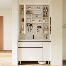 Load image into Gallery viewer, Multiple Plywood Vanity M900 in White Color - 100% Water Proof