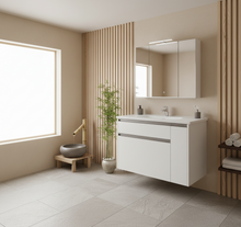 Load image into Gallery viewer, Multiple Plywood Vanity M900 in White Color - 100% Water Proof