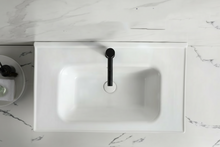 Load image into Gallery viewer, Ceramic Cabinet Basin - Rectangle Series 700-1200mm White water proof rim design