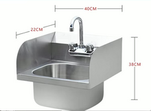 Load image into Gallery viewer, Hotel Equipment Stainless Steel Wall Mount Small Hand Washing Sink