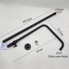 Load image into Gallery viewer, Shower Mixer Combination Round BM4601 - Gun Metal