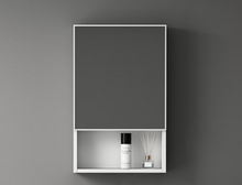 Load image into Gallery viewer, Alumimum Bathroom Cabinet Combination Nordic Style Mirror Cabinet Mirror 400/550
