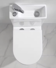 Load image into Gallery viewer, 2 in 1 Toilet Basin Combo Combined Toilet and Sink #2866
