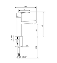 Load image into Gallery viewer, Methven Blaze Basin Mixer Chrome/Black