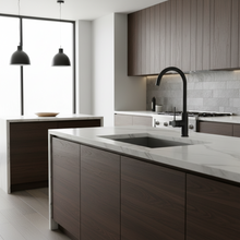 Load image into Gallery viewer, METHVEN Minimalist MK2 Sink Mixer Goose Neck Brushed Nickel / Black