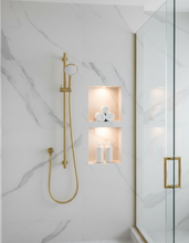 Load image into Gallery viewer, METHVEN TUROA SLIDE SHOWER - GOLD COLOUR