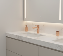 Load image into Gallery viewer, Caroma Jade Rose Gold Basin Mixer WELS 5 Star 6L/min Tap Faucet