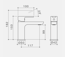 Load image into Gallery viewer, Caroma Jade Rose Gold Basin Mixer WELS 5 Star 6L/min Tap Faucet
