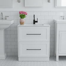 Load image into Gallery viewer, Vanity - Jess Series Freestanding - 100% Water Proof In White