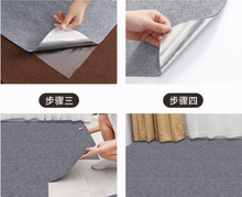 Load image into Gallery viewer, Self-Adhesive Carpet Tiles 60x60cm Black/Dark Grey