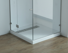 Load image into Gallery viewer, Shower Tray - High Flow Waste & Stainless Steel Grate Cover 1000x1000mm