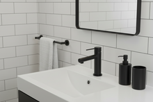 Load image into Gallery viewer, Aquatica Point Basin Mixer Chrome / Black