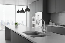Load image into Gallery viewer, Aquatica Zento Sink Mixer with Separate Hob-Mounted Pullout Spray Chrome