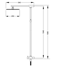 Load image into Gallery viewer, Aquatica Renova Single Hose with Built in Elbow Chrome