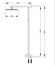 Load image into Gallery viewer, Aquatica Renova Twin Hose Chrome
