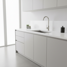 Load image into Gallery viewer, METHVEN Minimalist MK2 Sink Mixer Goose Neck Brushed Nickel / Black
