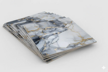 Load image into Gallery viewer, 10pcs of PVC modern marble wall tiles sticker -30x30 cm