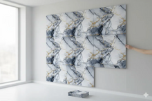 Load image into Gallery viewer, 10pcs of PVC modern marble wall tiles sticker -30x30 cm