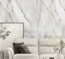 Load image into Gallery viewer, 10pcs of PVC golden line wall tiles sticker -30x30 cm