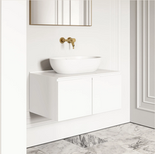 Load image into Gallery viewer, Solid Surface Plain White Otti Top 600-1500mm