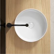Load image into Gallery viewer, Counter Top Round Fluted Basin 370mm #025