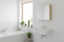 Load image into Gallery viewer, The European Bathroom Mirror Cabinet 100% WaterProof - 700/900 Wooden