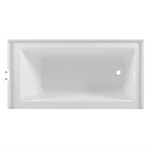 Load image into Gallery viewer, Alcove Acrylic Bath Tub 3 Side Skirt 1500mm - Left/Right-Hand Drain