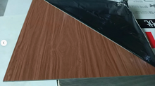 Load image into Gallery viewer, Aluminum Composite Panel ACM Sheet - Walnut wood color