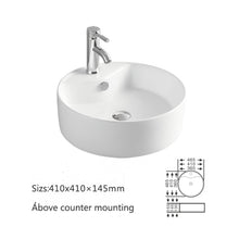 Load image into Gallery viewer, Counter Top Ceramic Basin A003